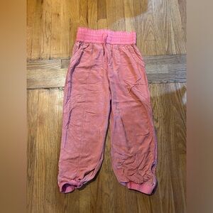 Free People pink joggers size Medium!